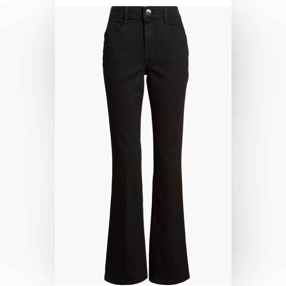 NWT Wit & Wisdom Black High Waist Flare Jeans Sz 14